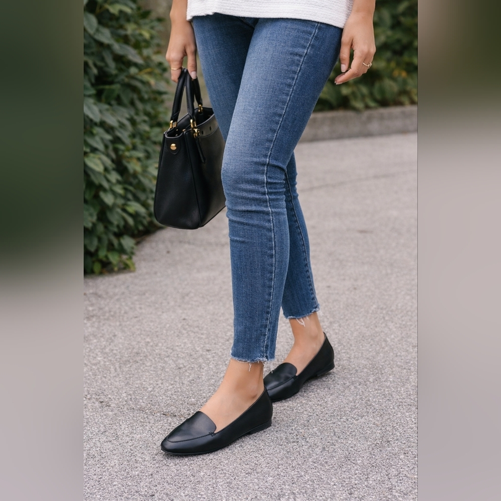 a new day Classic Black Loafers‎